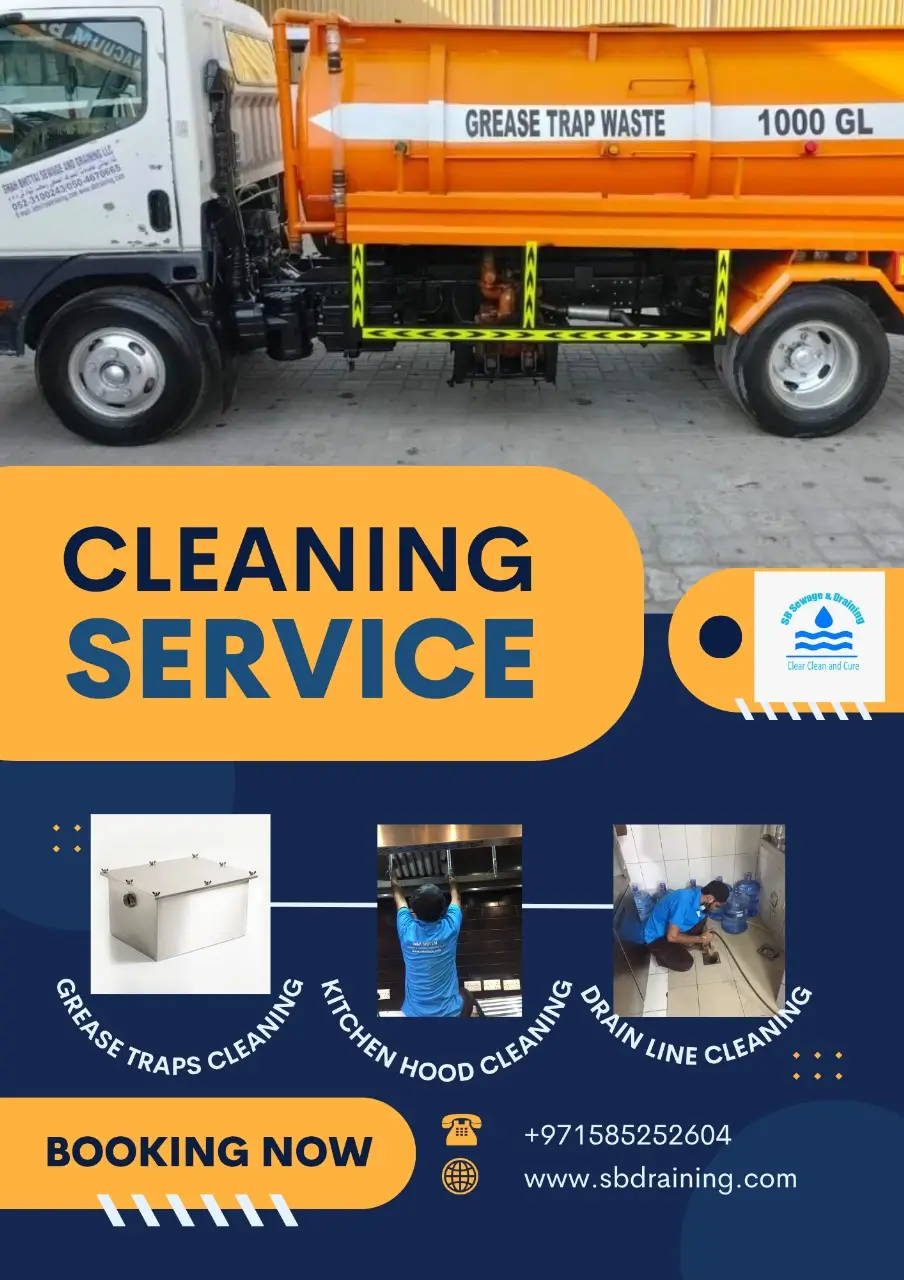 grease trap cleaning services Grease trap cleaning services in Dubai and UAE - further information